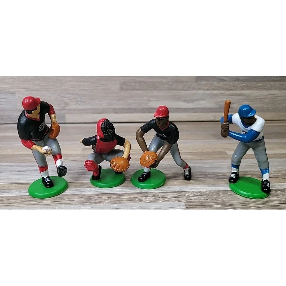 Vintage Bakery Crafts Plastic‎ Cake Toppers Baseball & Basketball